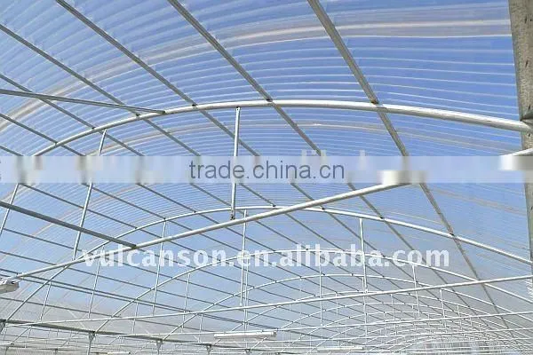 Circular Corrugated Greenhouse Polycarbonate Sheet (Valuview Clear ROMA) photo-2