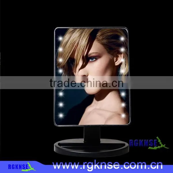 2017 Fashion Led Mirror Table Led Make up Mirror With Touch Control Switch photo-4
