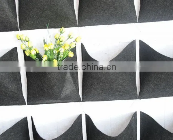 6-pocket Hanging Garden Planter Felt Bags Grow Bags photo-3