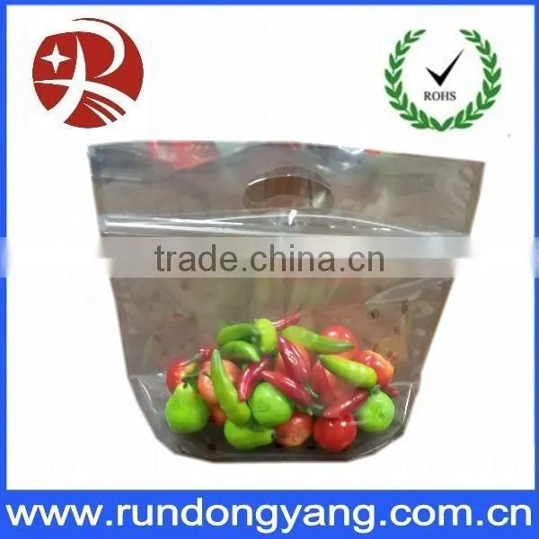 Transparent Plastic CPP Stand up Pouch Bag / Slider Zip Lock Fruit Bag for Grape photo-5