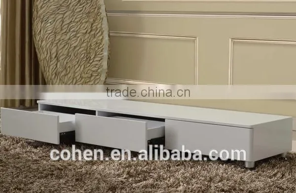 European Simple Style Stainless Steel Legs Marble Top Living Room tv Stand Unit Furniture photo-4