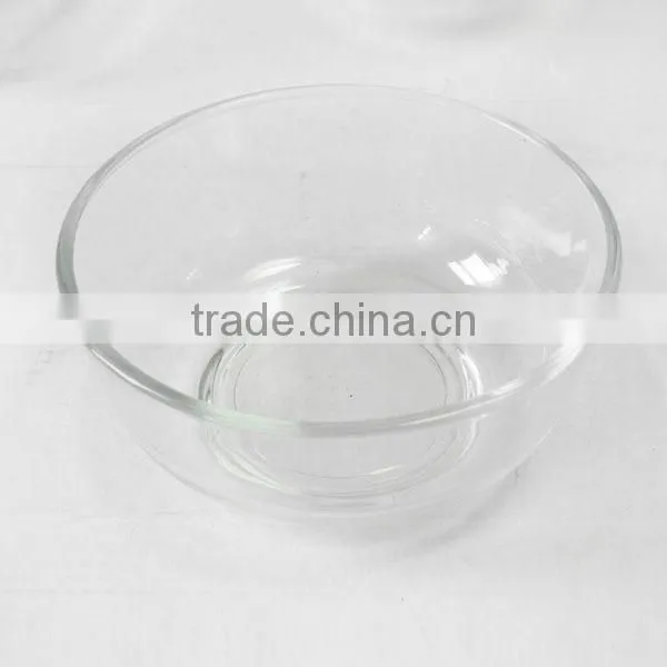 Transparent Round Glass Bowl Set for Rice Soup photo-3