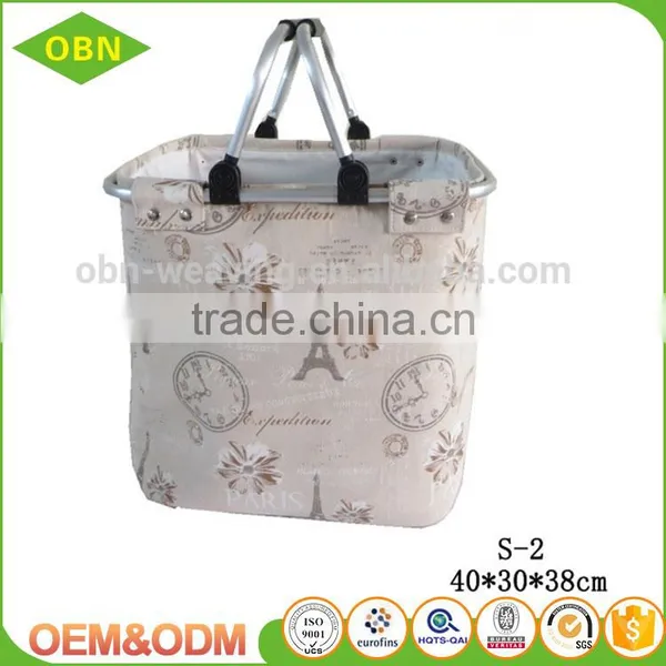 Wholesale Cheap Vintage Foldable Jute Storage Basket Used Jute Bag With Handle photo-3