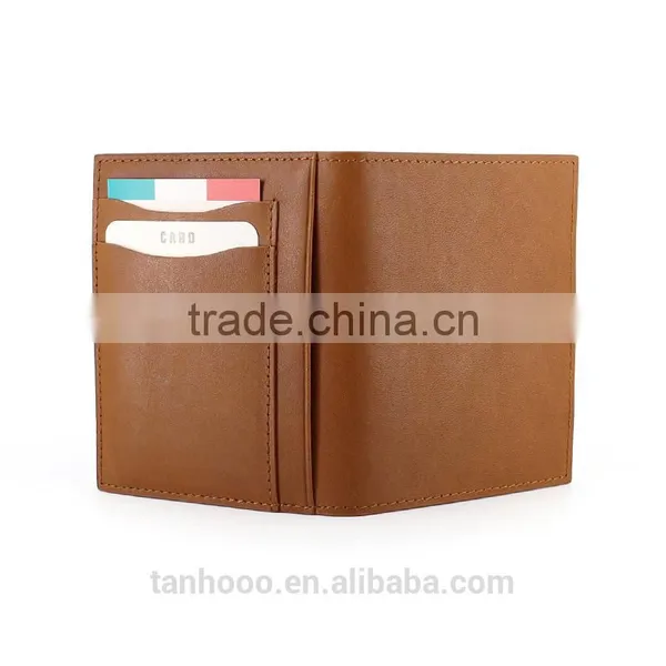 Customize Simple Style Wholesale Business Genuine Leather RFID Blocking Card Holder photo-4