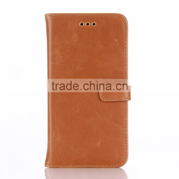 High Quality Crazy-horse PU Card Bumper/pocket Cell Phone Case for Motorola photo-5