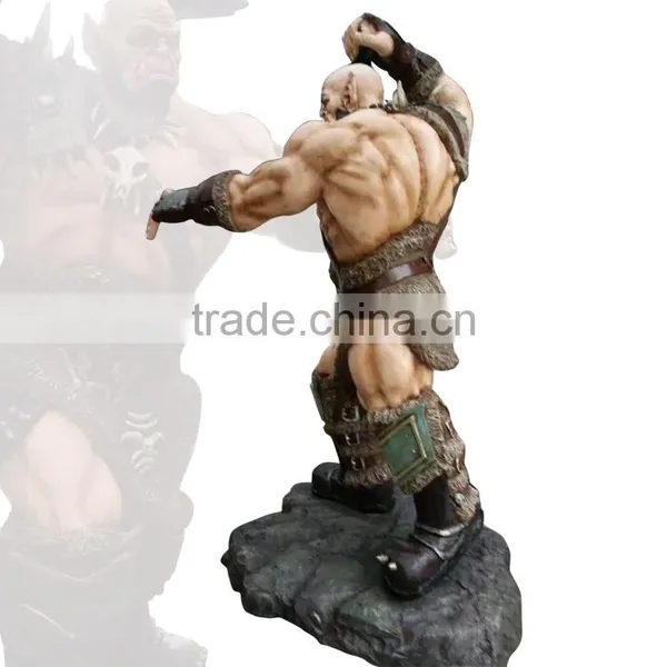 Outdoor Garden Decoration Fiberglass World of Warcraft Life Size Movie Statues photo-3