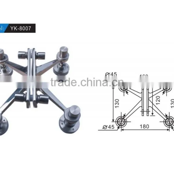 Stainless Steel Glass Curtain Wall Spider System for Construction photo-2