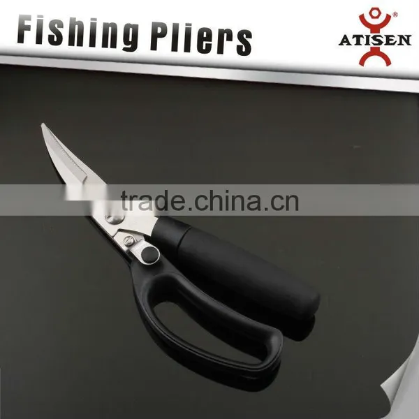 Hot Sale Stainless Steel Fishing Shears With Soft Grip Rubber Handle photo-2