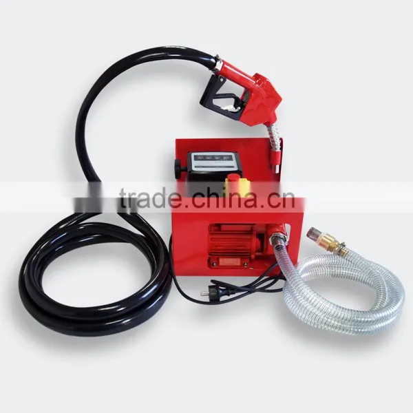 China Supply 600W Self Priming Electric Oil Diesel Transfer Pump With Flow Meter photo-6