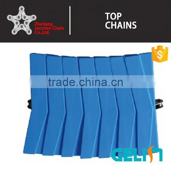 3873 Seamless Snap-on Chains With Rollers Plastic Table Top Chain for Food Conveyor photo-3