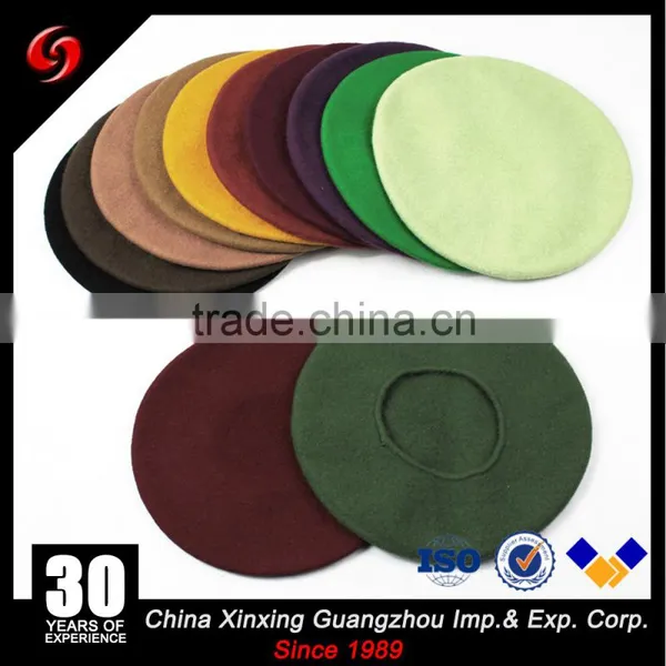 Custom Design 65-80 Grams 100% Wool Military Beret for Sale photo-2