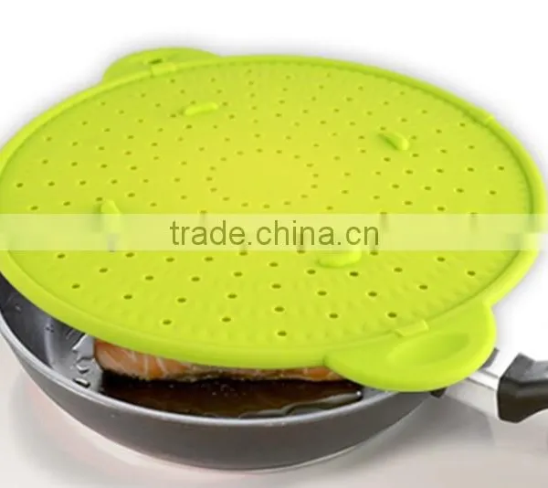 Unique Kitchen Accessories Supplies Microwave Silicone Colander, Steam Tray photo-3