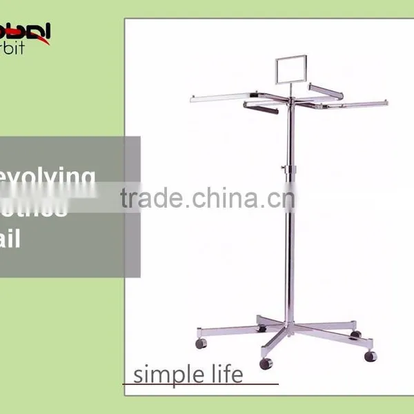Durable Heavy Duty Shop Hanging Display Fixture Metal Circular Display Rail photo-2