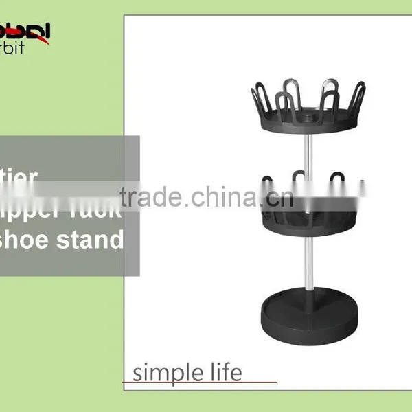 Home Furniture Simple Revoling Shoe Rack, 2-tier Waterproof Shoe Rack photo-2