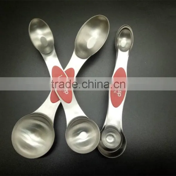 5pc Double Sided Stainless Steel Magnetic Measuring Spoon Set CK-S134 photo-2