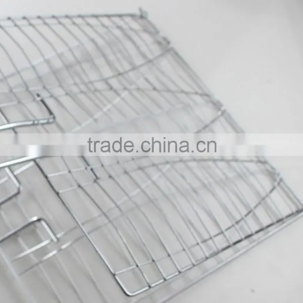 Triple Fish Long Handle Barbecue Grill Basket photo-5