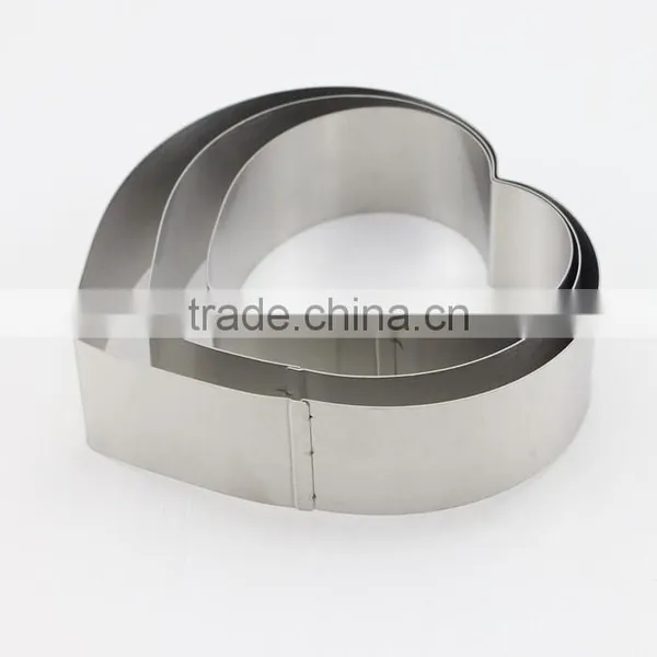 Multifunction Stainless Steel Heart Shape Cookit Cutter Biscuit Cake Mold Set photo-4