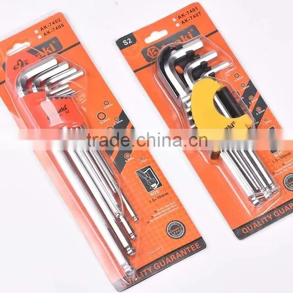 AK-7402 Professional Grade S2 Steel Hex Key photo-6
