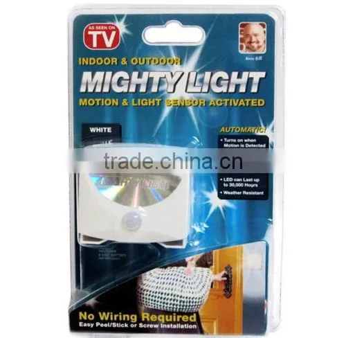 MIGHTY LIGHT 3 LED Indoor Outdoor Activated Motion Sensor Night photo-2