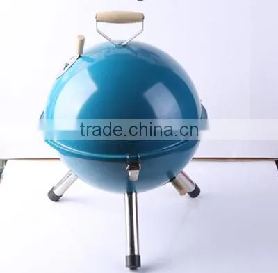 Small Portable 12" Inch Kettle BBQ Grill photo-2