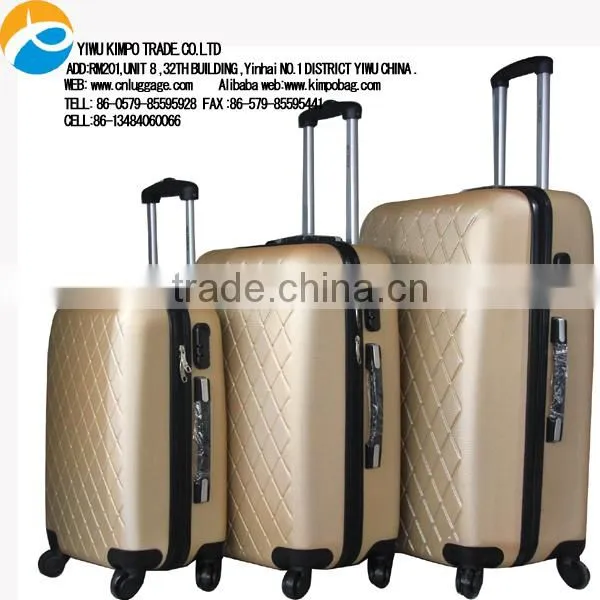 4 Wheels Abs Travel Luggage Bags Trolley Suitcase Luggage Set photo-4