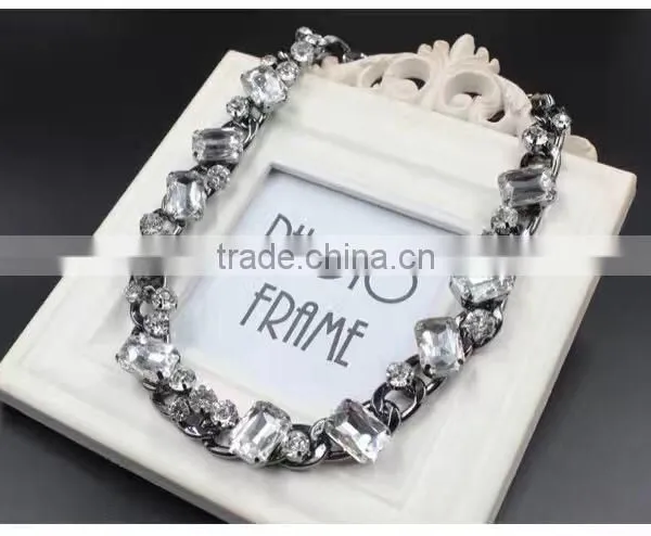 New Design Big Brand Latest Design Crystal Beads Collar Necklace Jewelry for Women photo-6