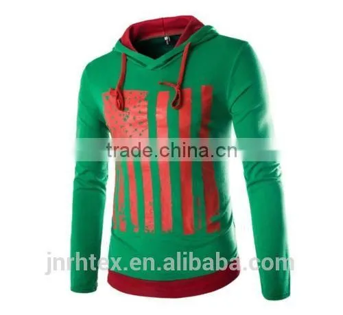 Hot Mens Long Sleeve Custom Print Couple Lover Hooded Sweatshirt photo-3