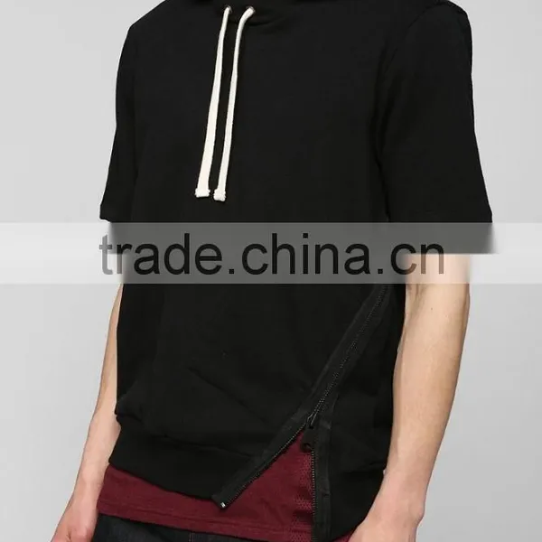High Quality Mens Casual Short Sleeve Hoodies photo-2