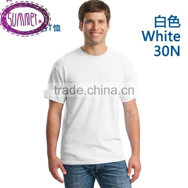 Factory Cheap Price Custom Design Cotton Bulk 180gsm Short T-shirt photo-3