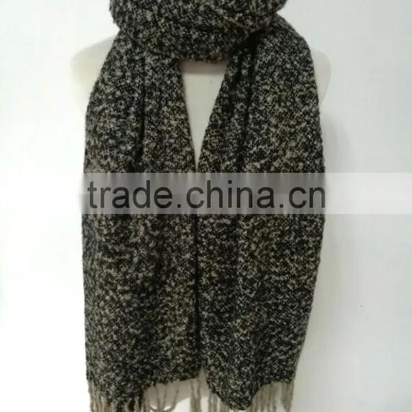 Fashion Thick Winter Long Cashmere Custom Blanket Jersey Scarf photo-3
