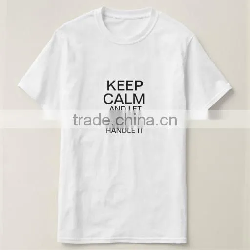 Hot 100% Cotton Custom Workout Clothes Silk Print White t Shirt photo-3