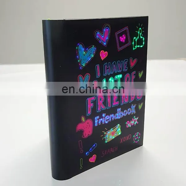 Customized Hardcover Light up Cover Surface With Button photo-2