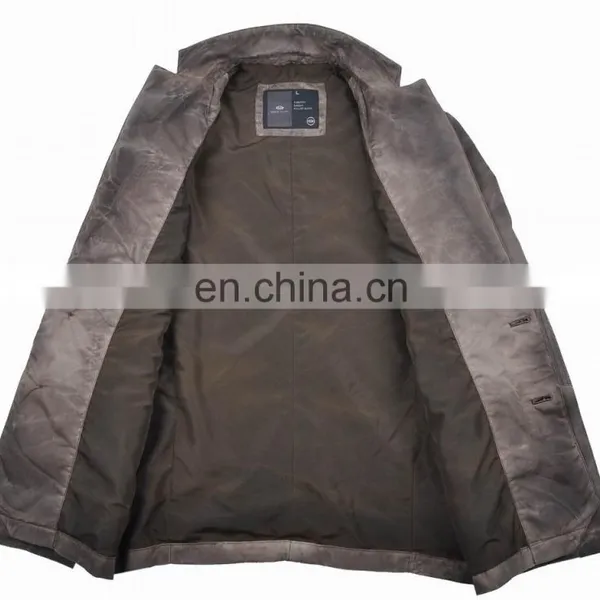 2015 Lastest Fashion Suit Style Slim Fit Leather Jacket photo-2