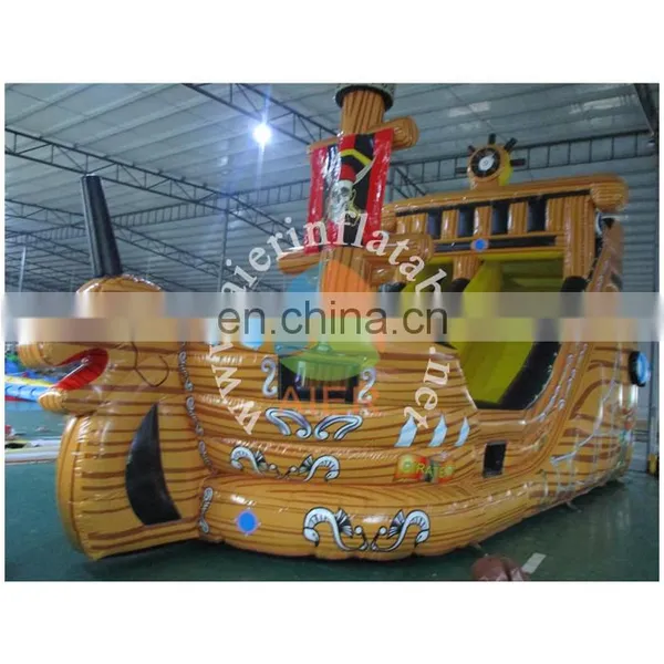 2017 Aier New Design Inflatable Slide Giant Pirate Ship Inflatable Slide for Adult photo-3