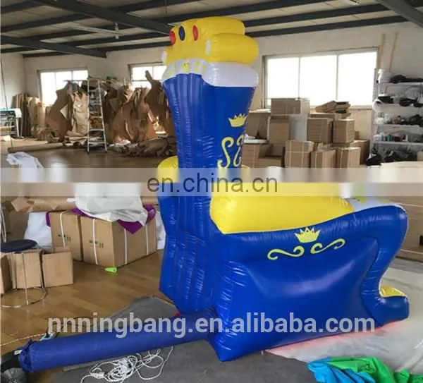 Hot Sale Best Quality King Throne Inflatable Chair for Kids photo-5