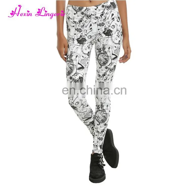 Free Sample Oem Sexy Women Polyster Spandex Blank Sublimation Leggings photo-4