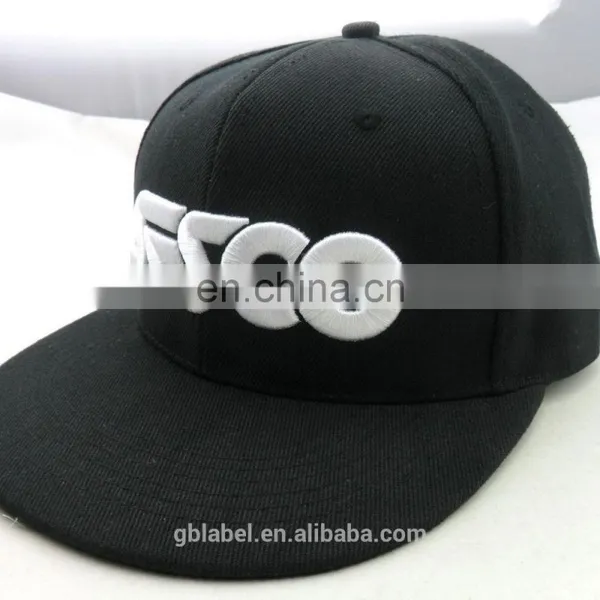 6 Panels Short Brim 3D Embroidery Custom China Snapback Hats Wholesale photo-4