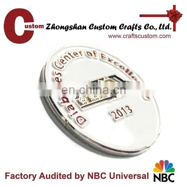 2015 Cheap OEM Custom Metal Challenge Silver Coins photo-2