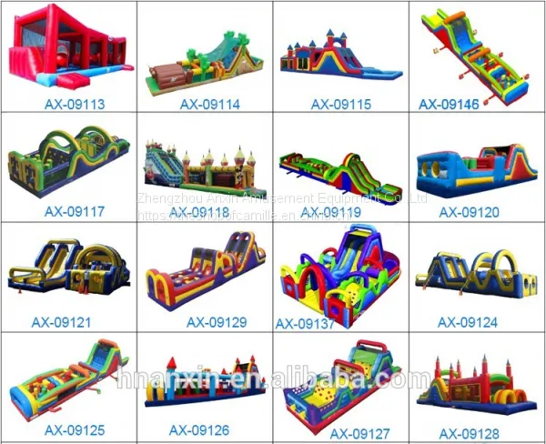 Cheap Outdoor Kids Inflatable Bouncer Obstacle Course Equipment photo-2