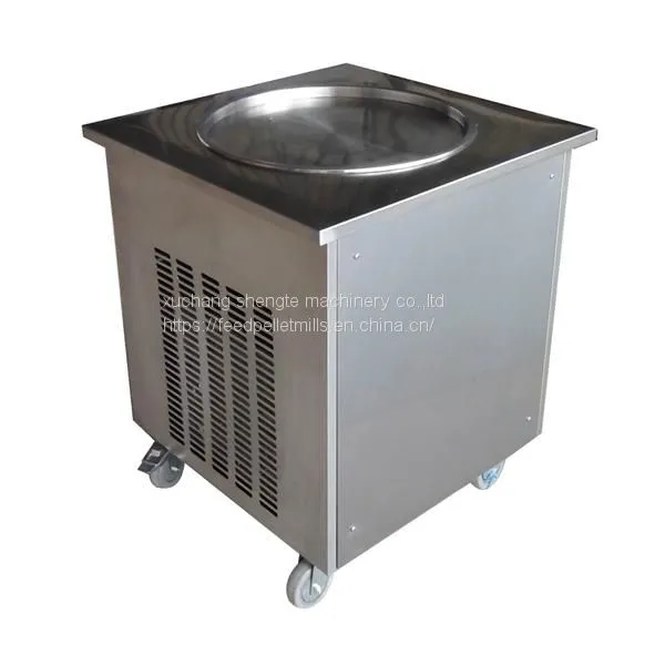 Single Pan Fried Ice Cream Machine, Fry Ice Cream Making Machine photo-2