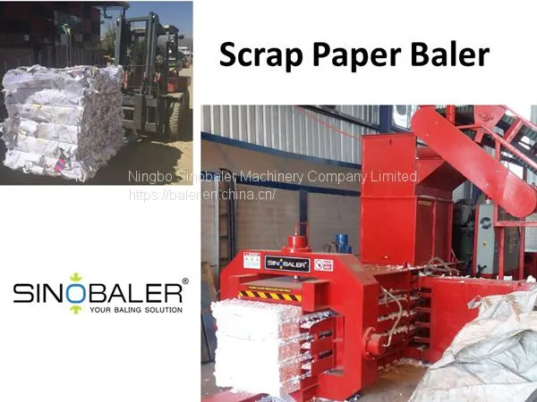 Scrap Paper Baler Machine