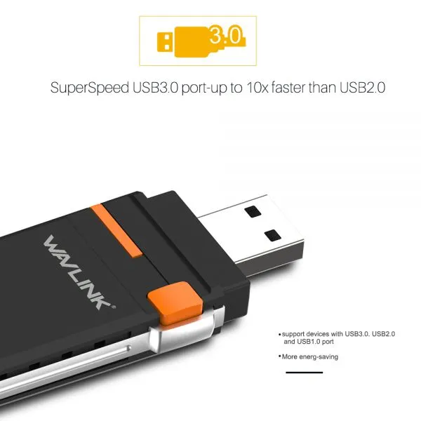 WAVLINK AC1300 Wireless-AC Dual Band Usb Adapter With 802.11ac SuperSpeed USB 3.0 Port photo-2