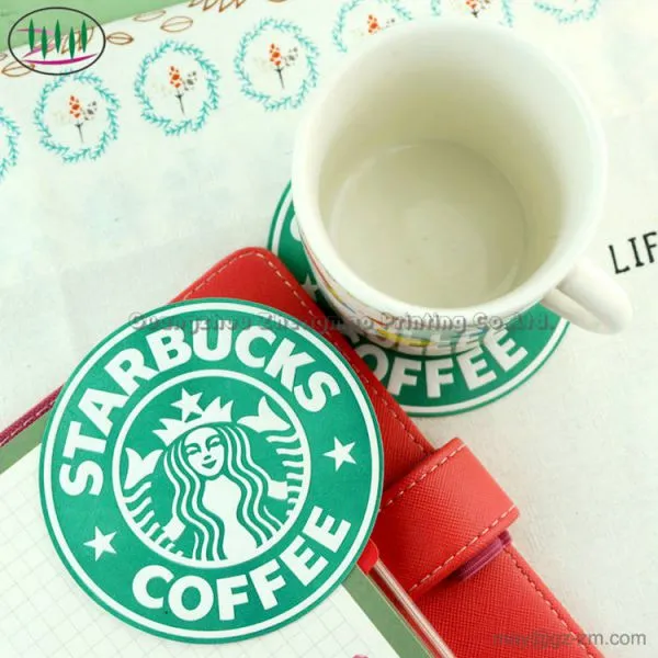 Environmentally Friendly Absorbent Round Paper Coasters photo-2