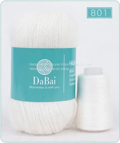 For Cashmere Wool Yarn 50 %mink Wool+50%nylon Wool Yarn Price photo-4