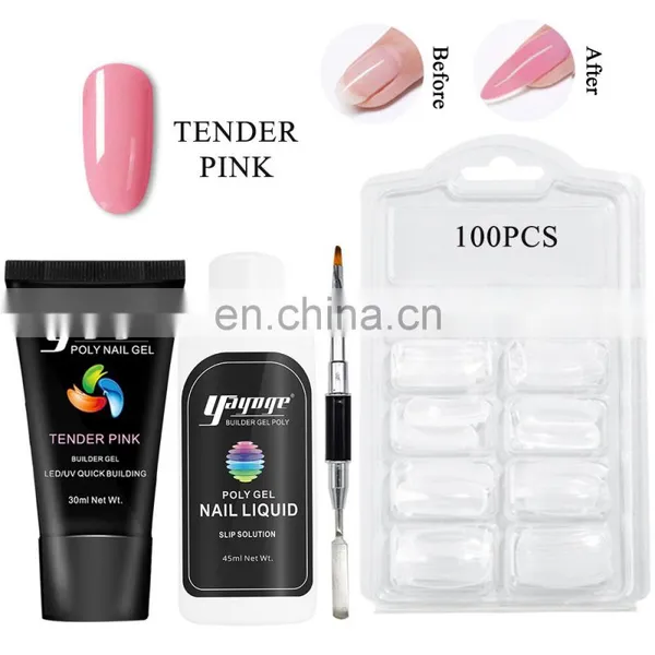 Dropshipping Products 2021 Beauty Personal Care Acrylic Nail Set Extension 30ml 4pcs UK Warehouse in Stock photo-4