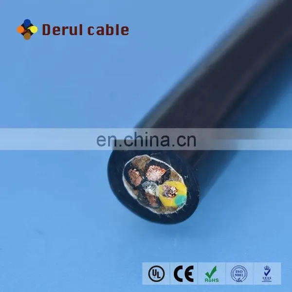 Flexible 4 Core Custom Made Polyurethane Drum Reeling Cable photo-3