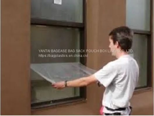 Self Adhesive PE Protective Film, Window Shield Sheeting, Surface Safety Film, Masking Film, UV Protection Sheet photo-3