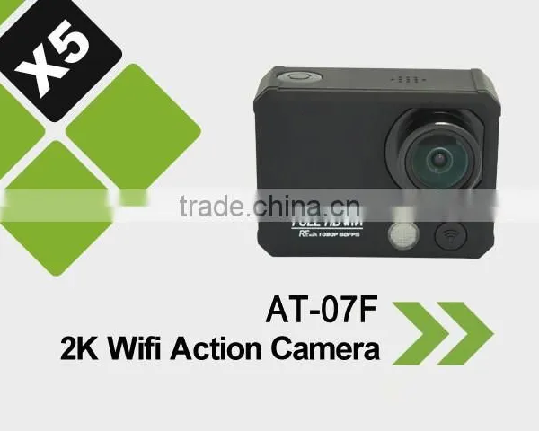 2.0inch 50M Waterproof RF Remote 2K WIFI Action Camera With 1920x1440@30FPS 1920x1080@60FPS 1280x720@120FPS photo-2