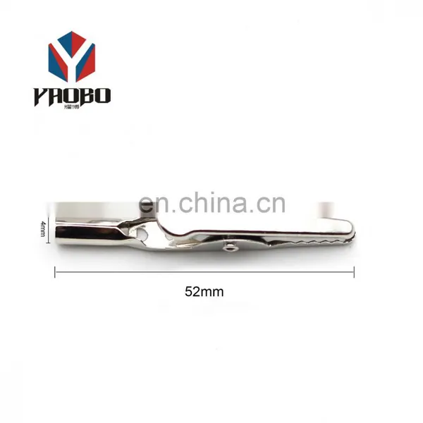 Decorative Swivel Badge Clips Nickel Free Lead Free Magnetic Spring Clip Rectangular BulldogMetal Steel Crocodile Clip photo-4