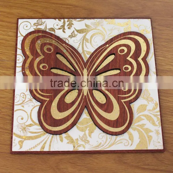 2016 China Design Handmade Butterfly Wedding Invitations